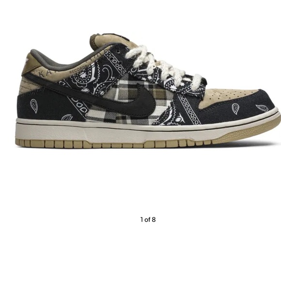 cactus jack bandana shoes